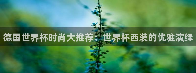 美洲杯直播：德国世界杯时尚大推荐：世界杯西装的优雅演绎
